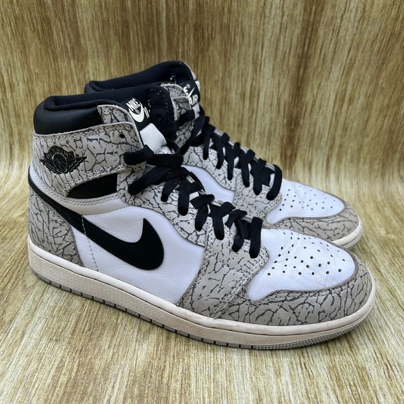 Nike Air Jordan 1 Retro High OG Men's Size 7 White Cement Sneakers DZ5485-052 - Picture 1 of 10
